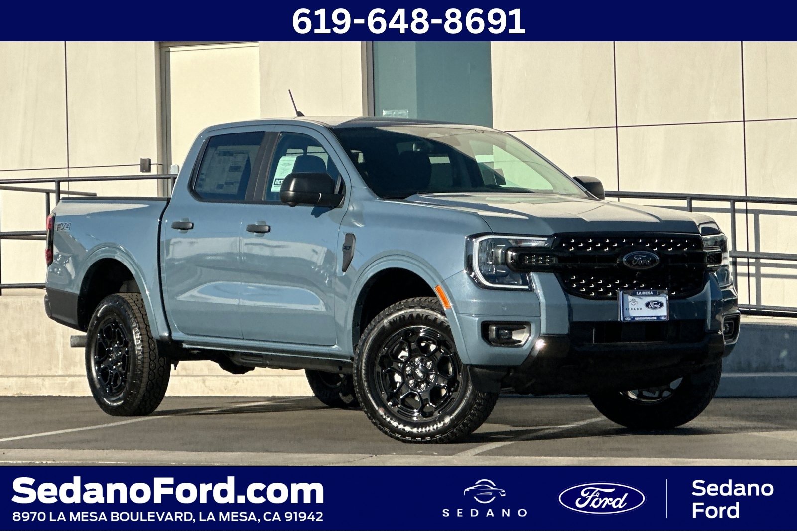 New 2025 Ford Ranger XLT w/ Equipment Group 301A High