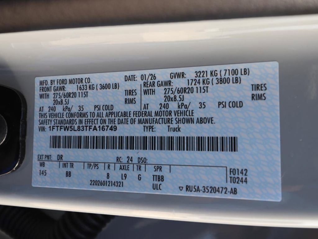 New 2026 Ford F150 Lariat w/ Equipment Group 502A High image 24