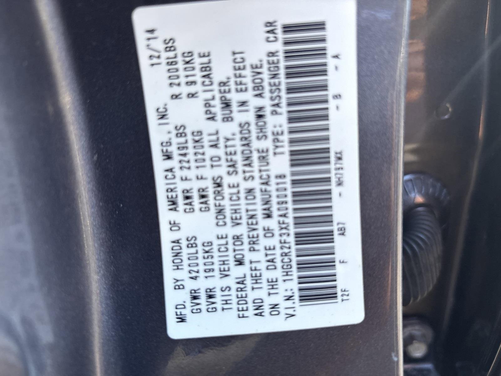 Used 2015 Honda Accord LX image 39