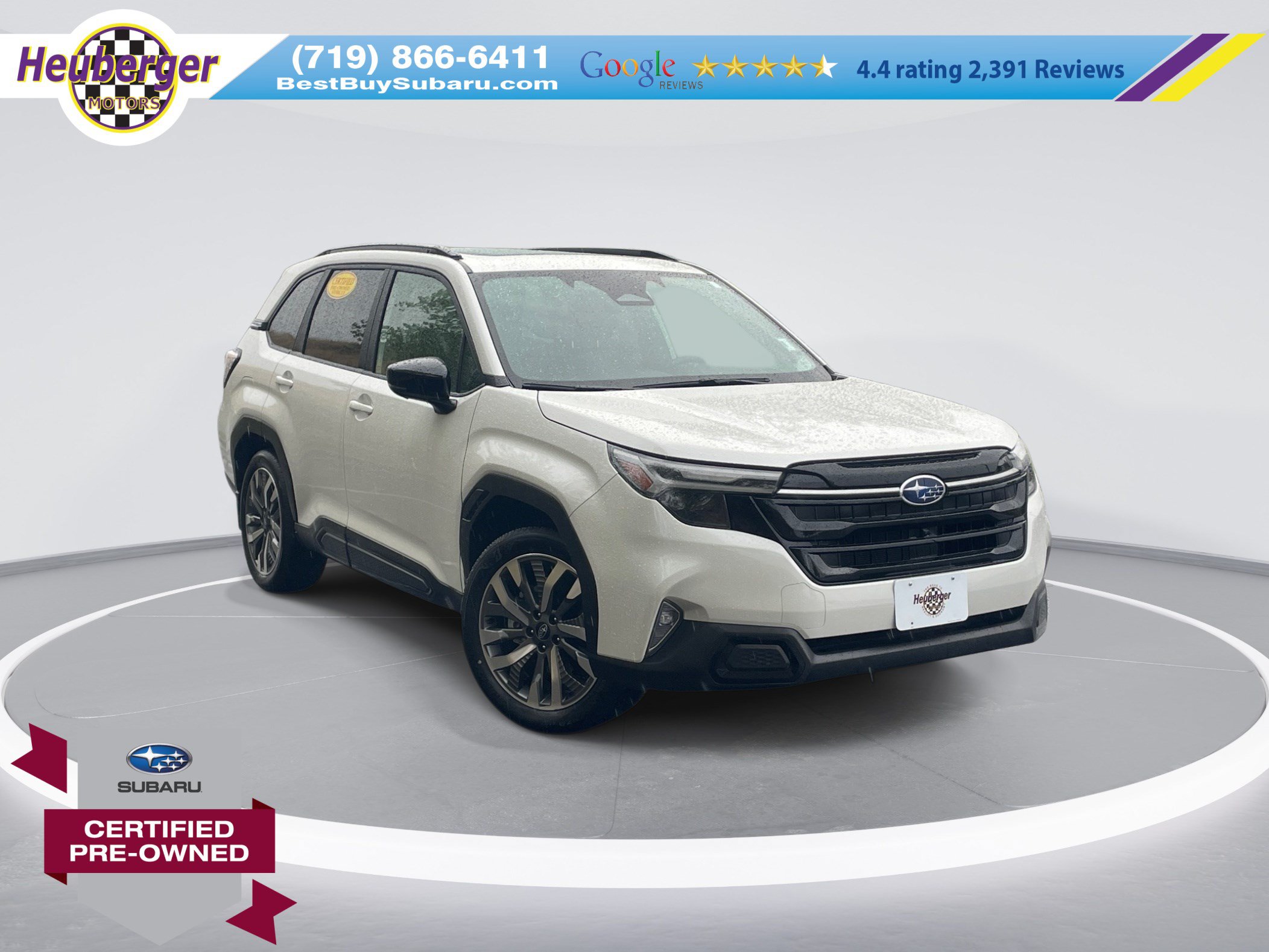 Certified 2025 Subaru Forester Touring w/ Protection Package