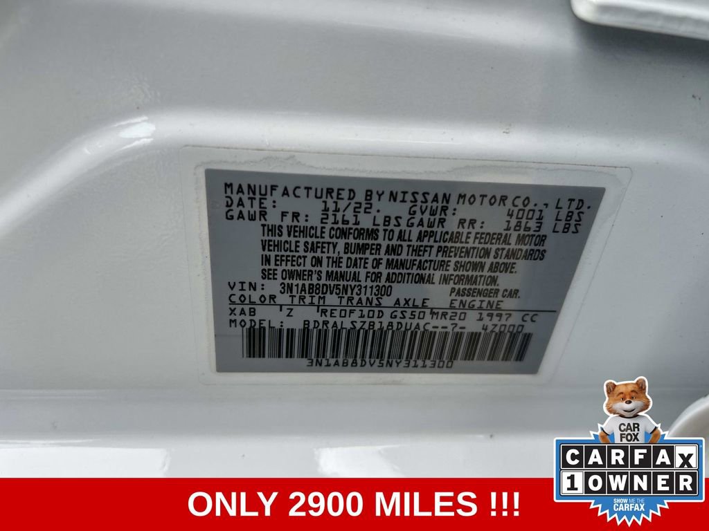Certified 2022 Nissan Sentra SR w/ SR Premium Package FWD image 23