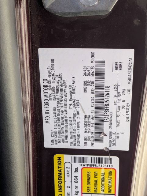 Used 2018 Ford Mustang GT Premium w/ Equipment Group 401A image 31