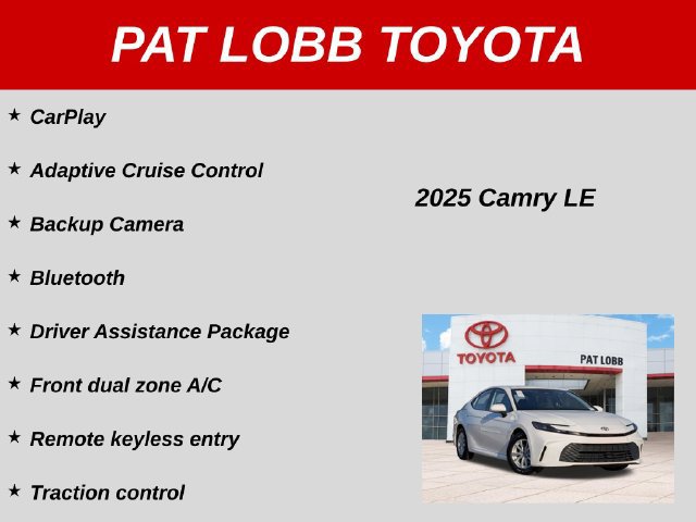 Used 2025 Toyota Camry LE FWD image 37
