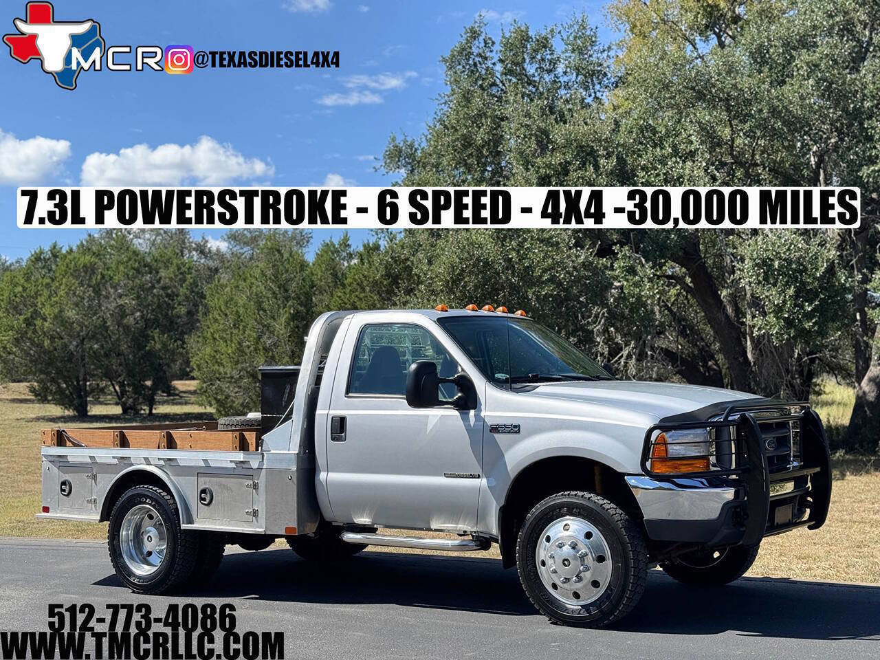 Used 2001 Ford F550 4x4 Regular Cab Super Duty image 1