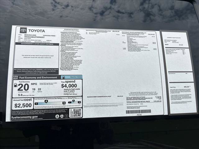 New 2026 Toyota Sequoia Capstone AWD/4WD image 22