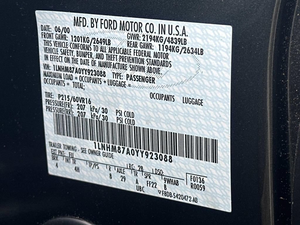Used 2000 Lincoln LS RWD image 30