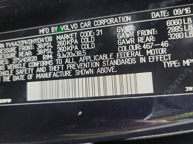 Used 2017 Volvo XC90 T6 Momentum w/ Vision Package image 15