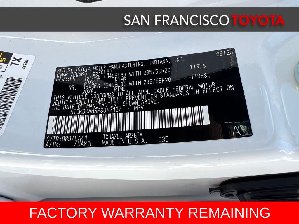 Used 2023 Toyota Highlander Platinum FWD image 42