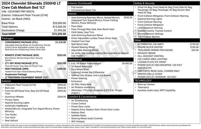 Used 2024 Chevrolet Silverado 2500 LT w/ Convenience Package AWD/4WD image 10