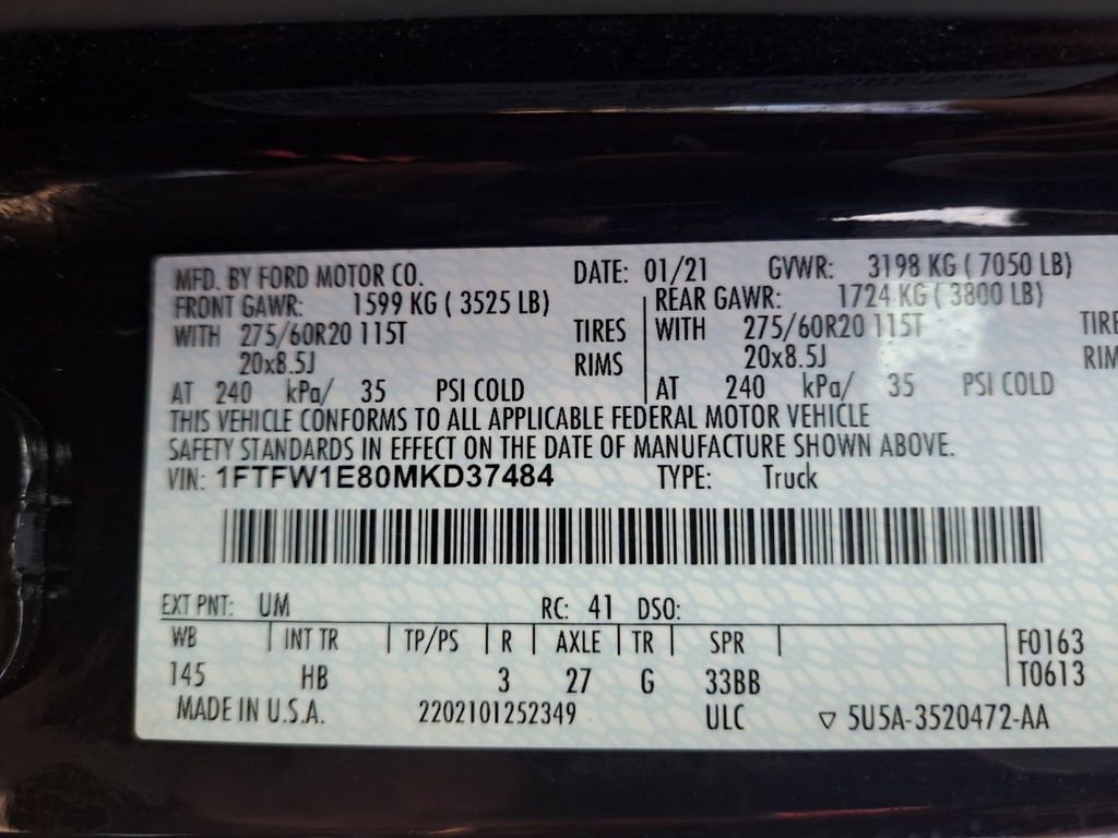 Used 2021 Ford F150 Lariat image 37