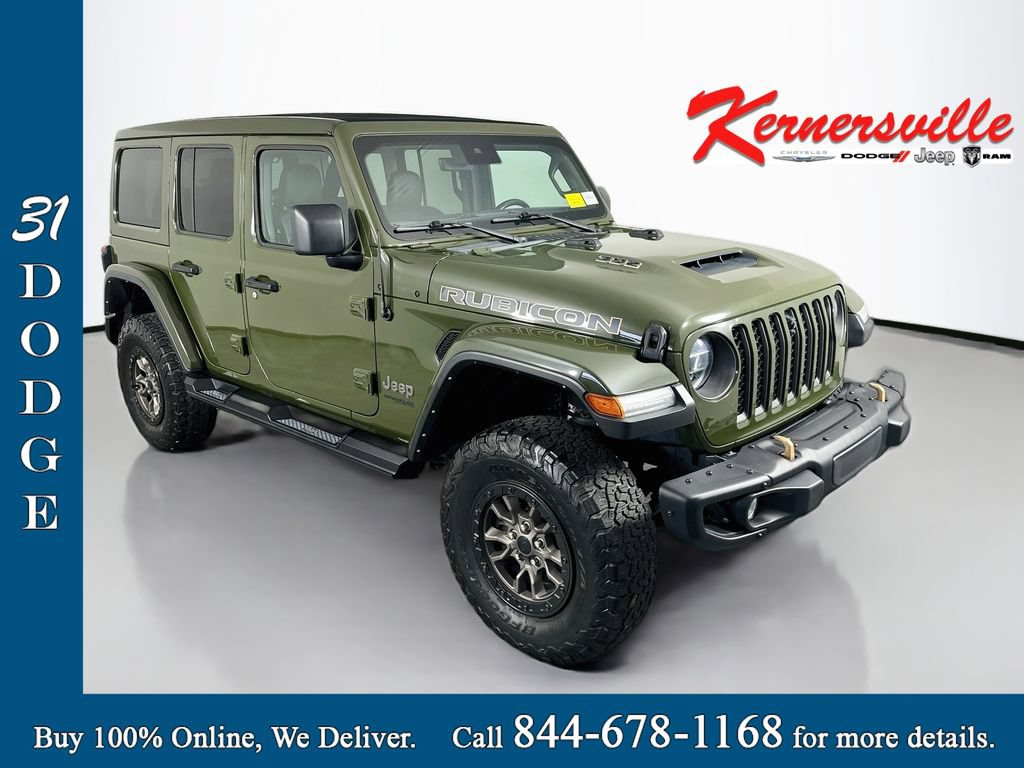 Used 2021 Jeep Wrangler Unlimited Rubicon w/ Trailer Tow Package AWD/4WD image 1