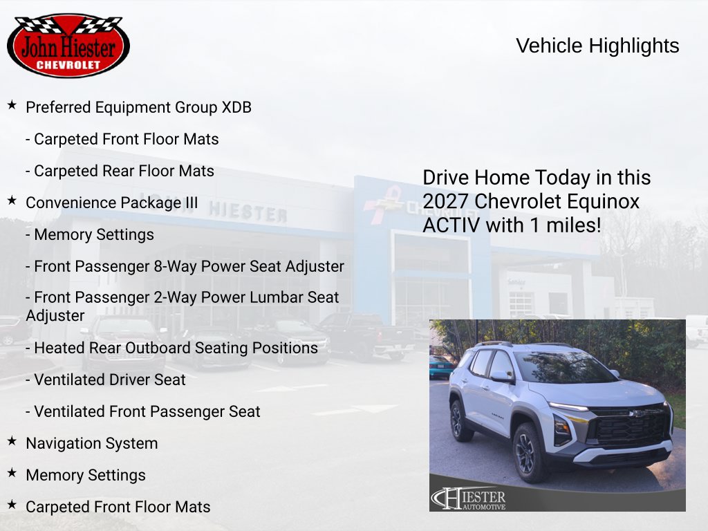New 2027 Chevrolet Equinox ACTIV w/ Convenience Package III FWD image 5