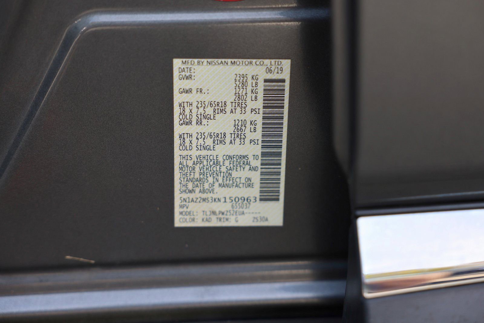 Used 2019 Nissan Murano S image 34