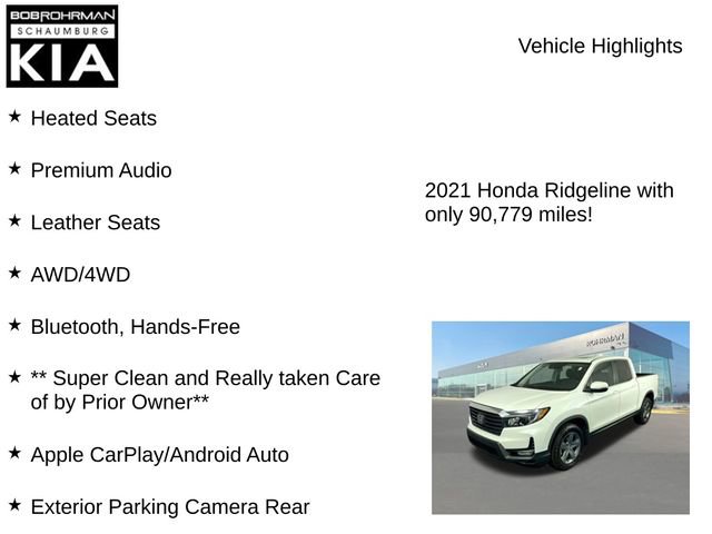 Used 2021 Honda Ridgeline RTL image 7