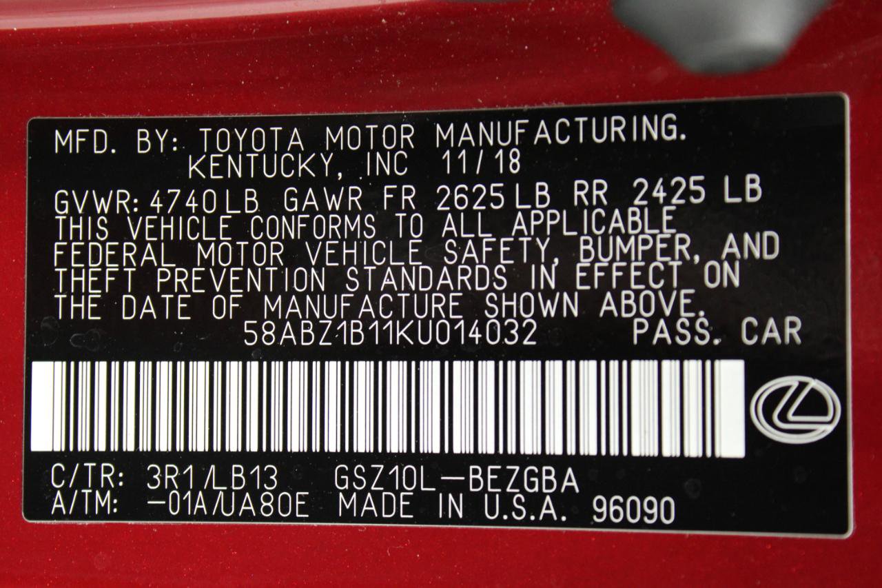 Used 2019 Lexus ES 350 w/ Accessory Package 2 image 88