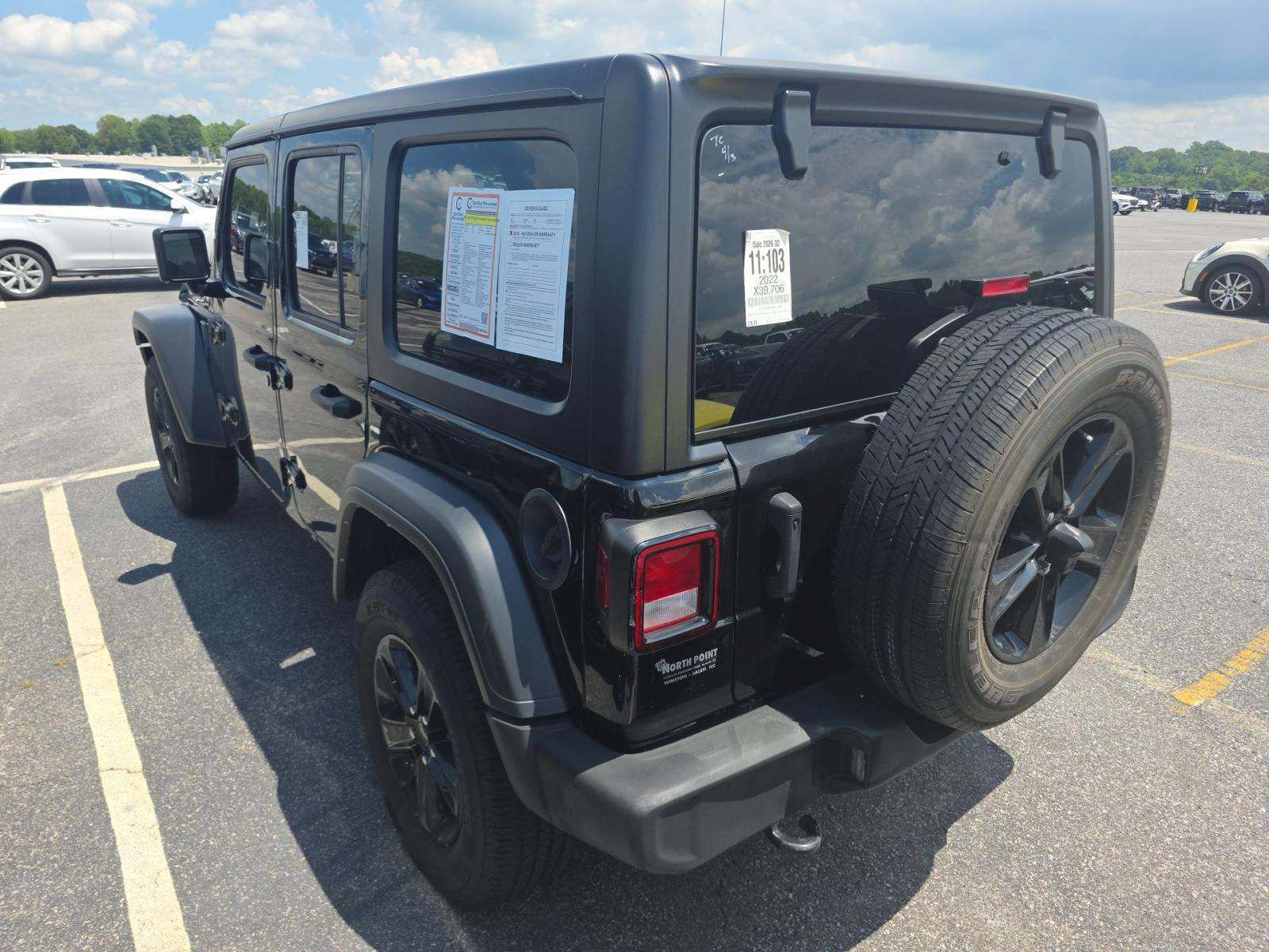 Used 2022 Jeep Wrangler Unlimited Sport AWD/4WD image 3