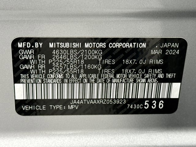 Used 2024 Mitsubishi Eclipse Cross AWD image 20