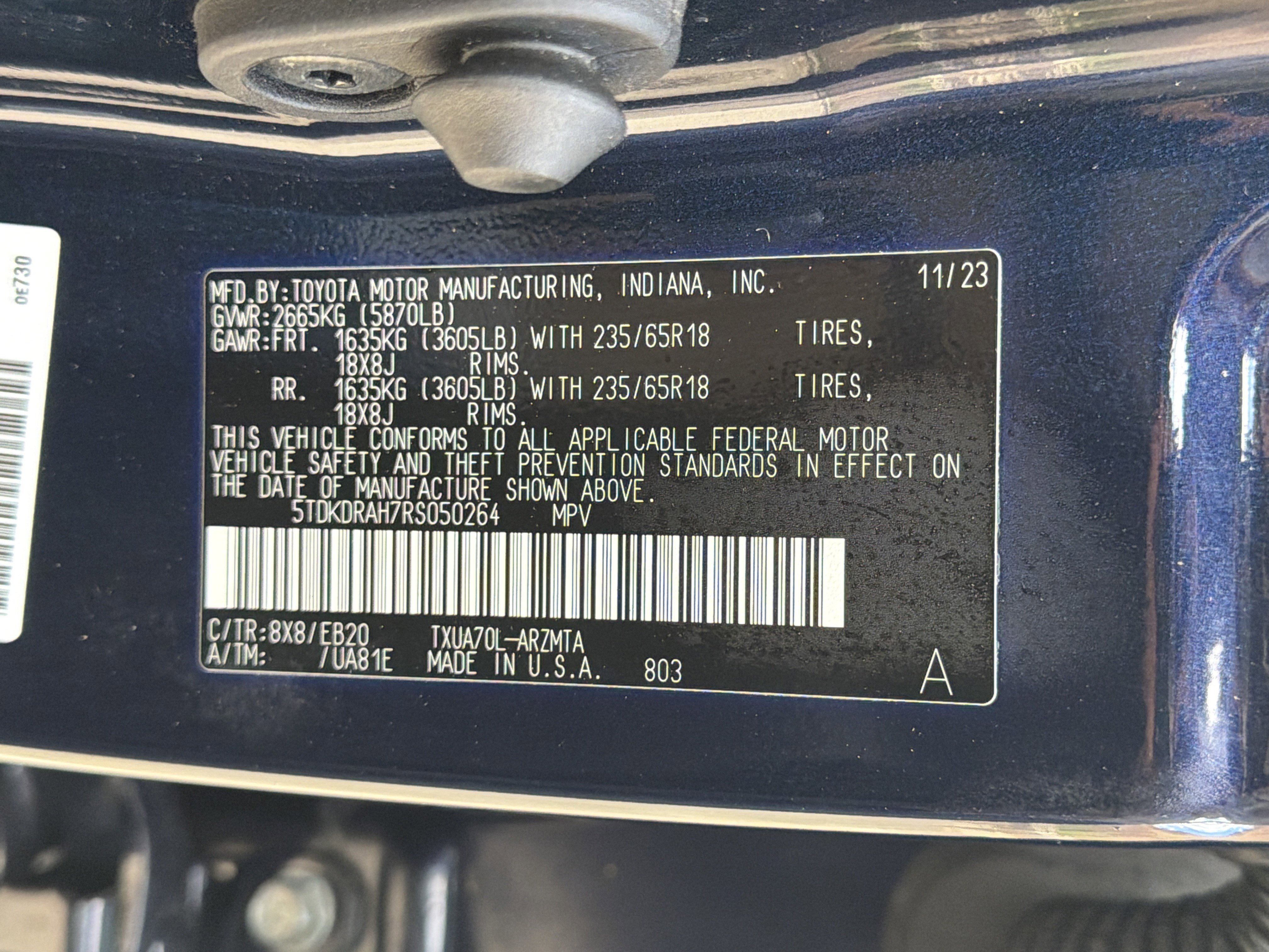 Used 2024 Toyota Highlander XLE FWD image 31