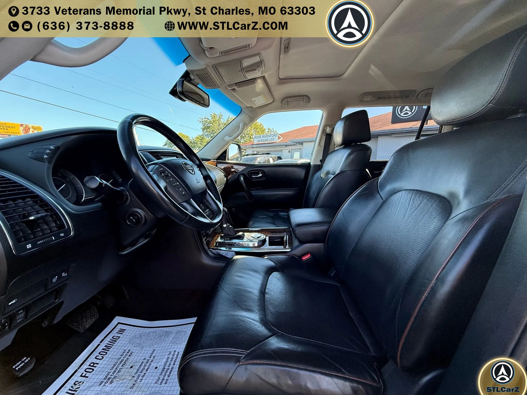 Used 2017 Nissan Armada Platinum w/ Interior Lighting Package RWD image 9