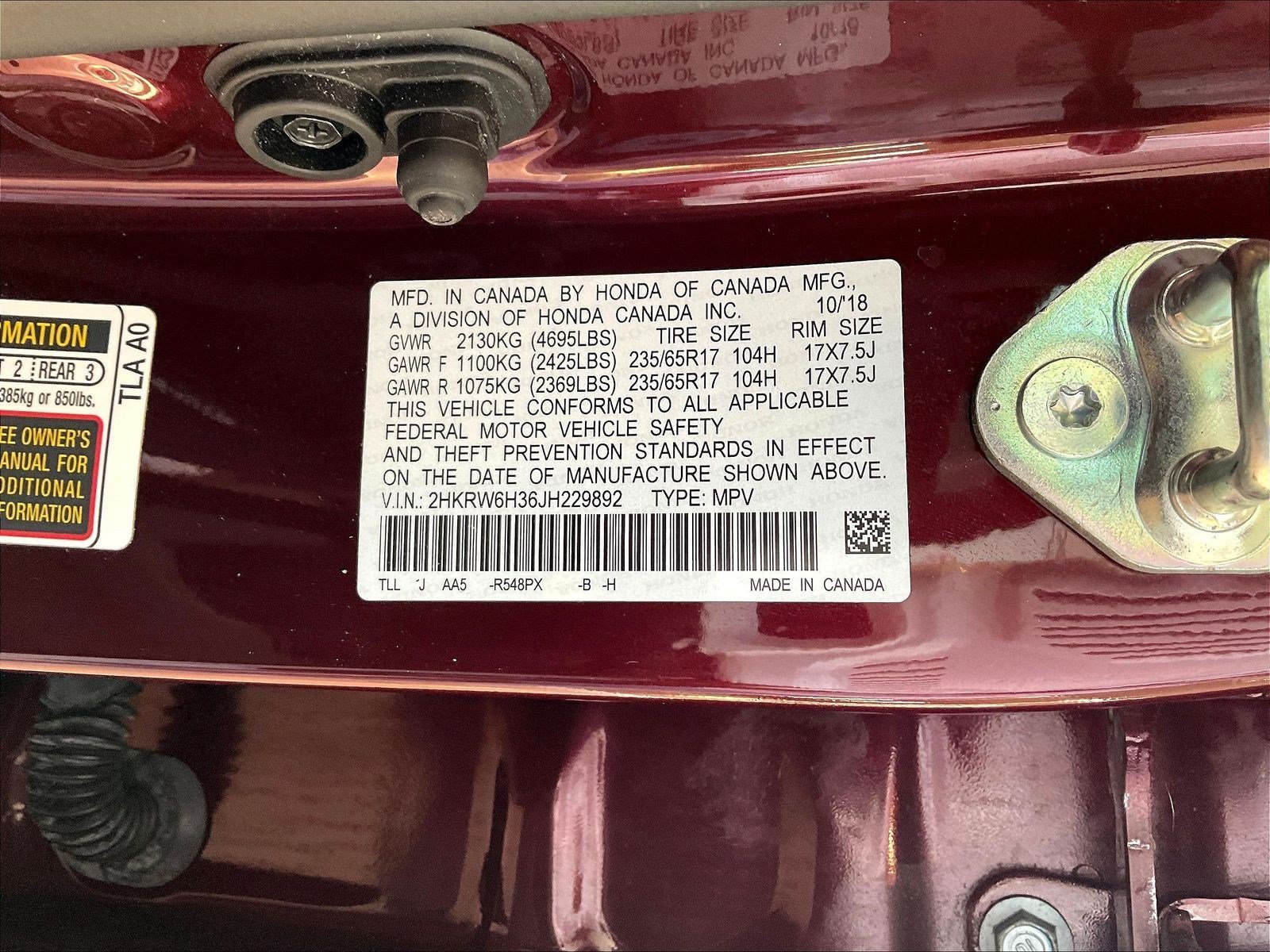 Used 2018 Honda CR-V LX image 19