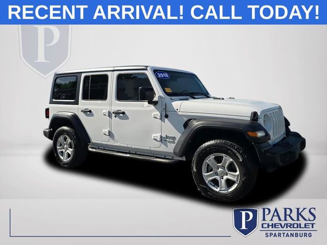 Used 2018 Jeep Wrangler Unlimited Sport S image 1