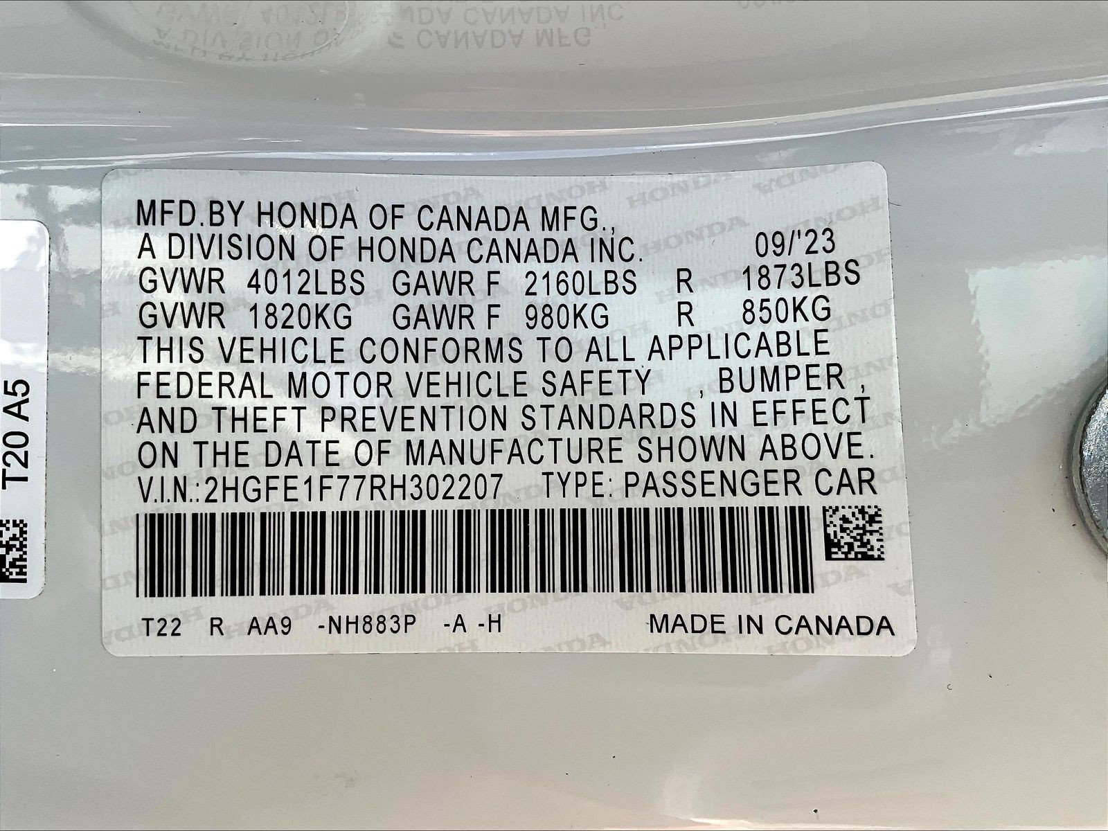 Used 2024 Honda Civic EX image 18