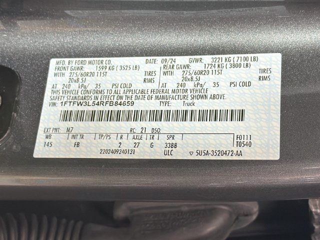 Certified 2024 Ford F150 XLT w/ Equipment Group 302A MID AWD/4WD image 37