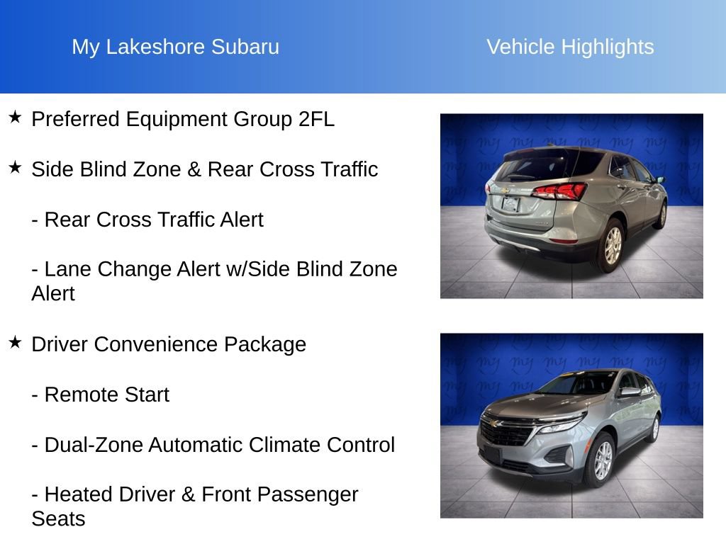 Used 2023 Chevrolet Equinox LT w/ Driver Convenience Package AWD/4WD image 11