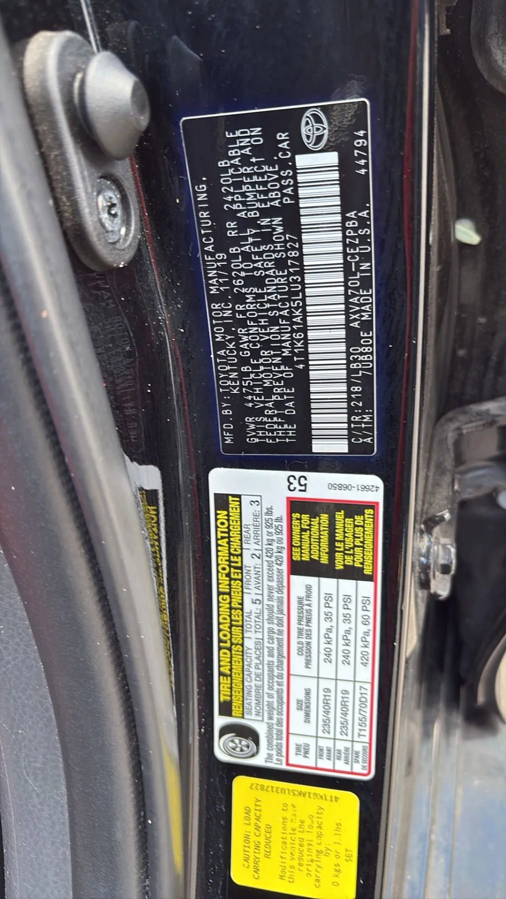 Used 2020 Toyota Camry XSE FWD image 29