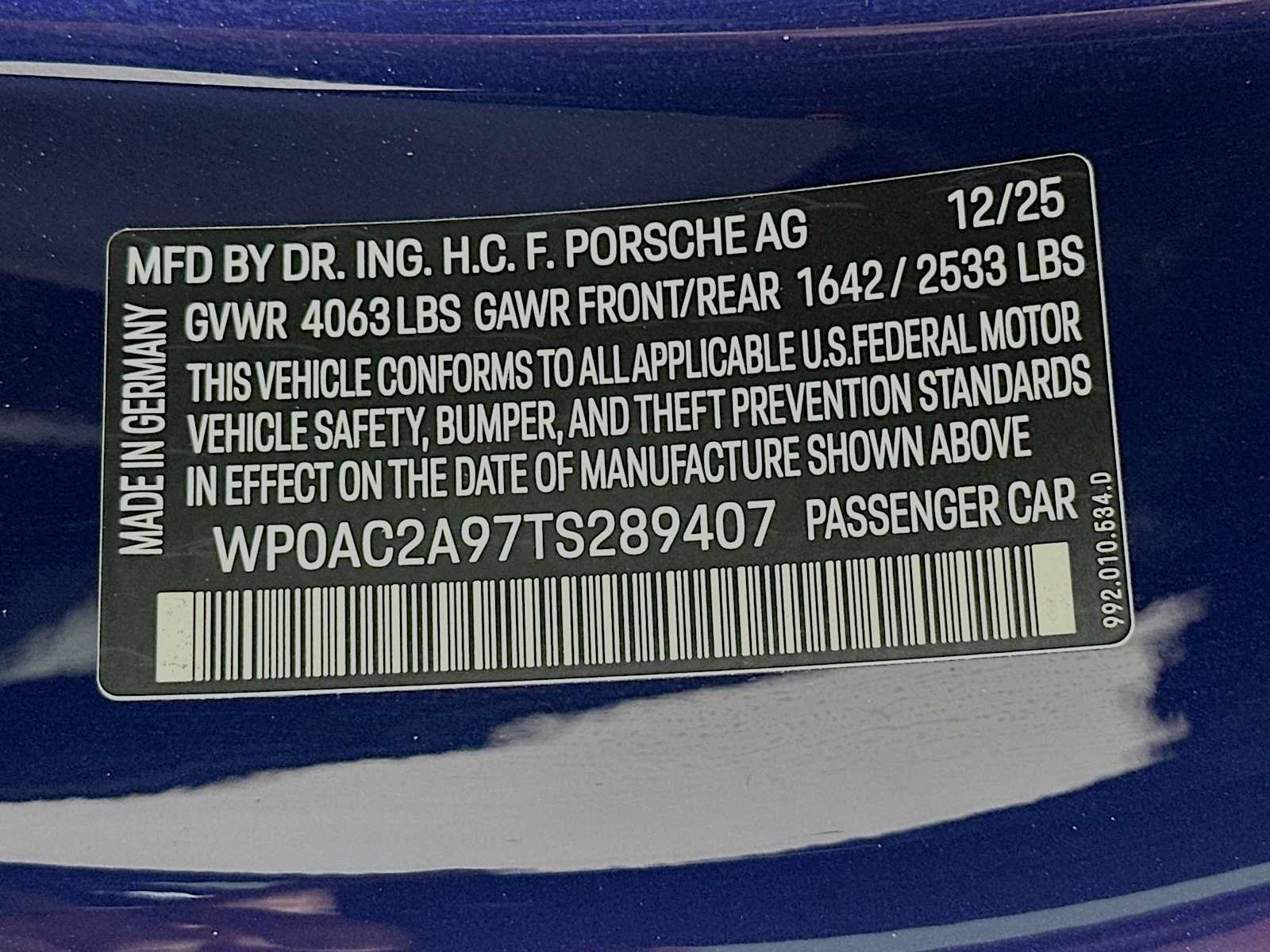 Certified 2026 Porsche 911 GT3 RWD image 30