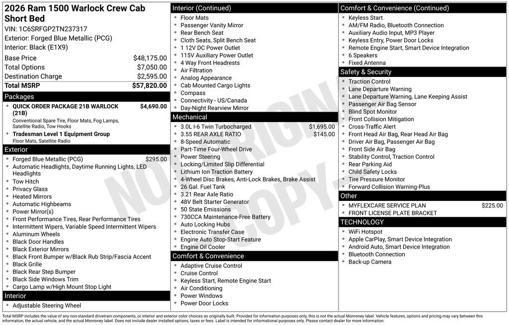 New 2026 RAM 1500 Classic Warlock image 30