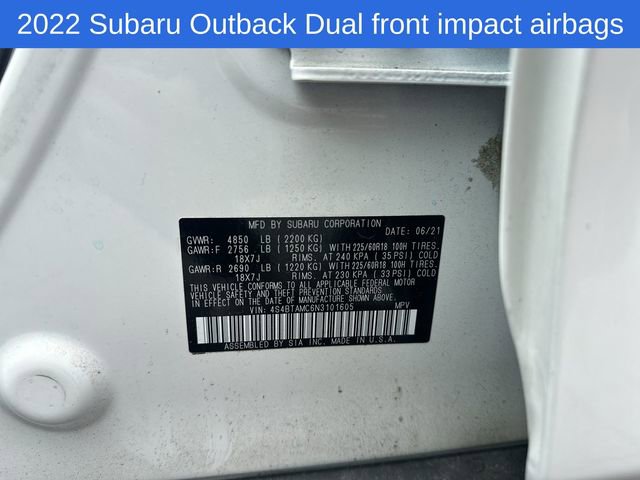 Used 2022 Subaru Outback Limited AWD/4WD image 19