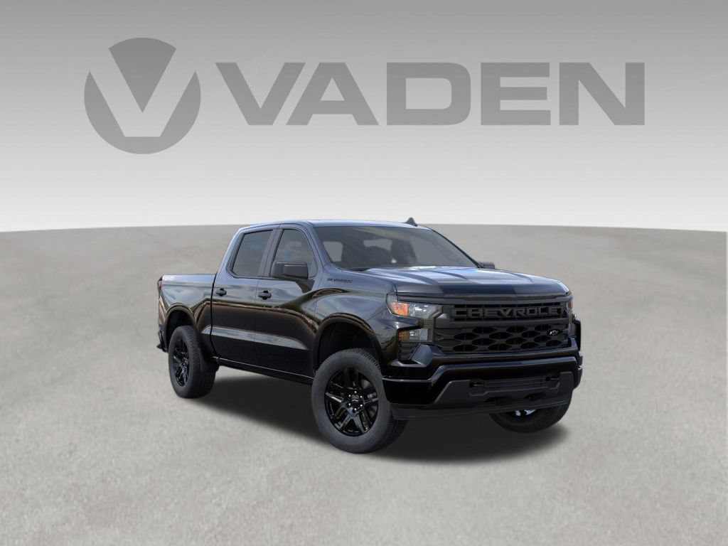 New 2026 Chevrolet Silverado 1500 Custom w/ LPO, Dark Essentials Package AWD/4WD image 1