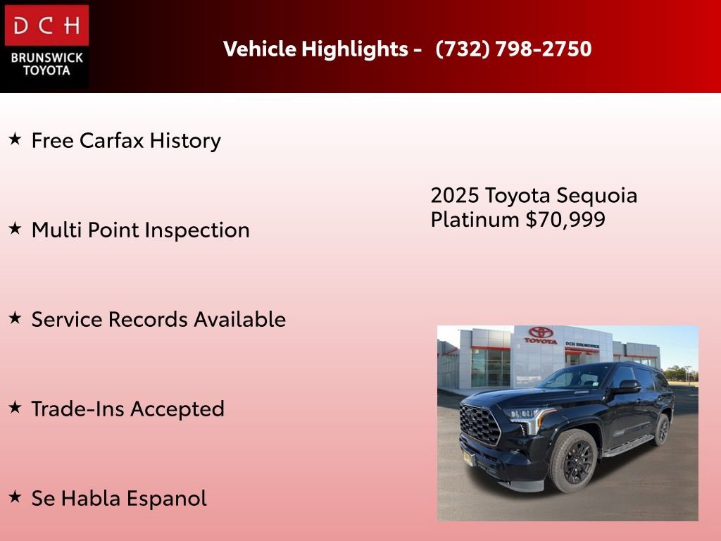 Used 2025 Toyota Sequoia Platinum image 4