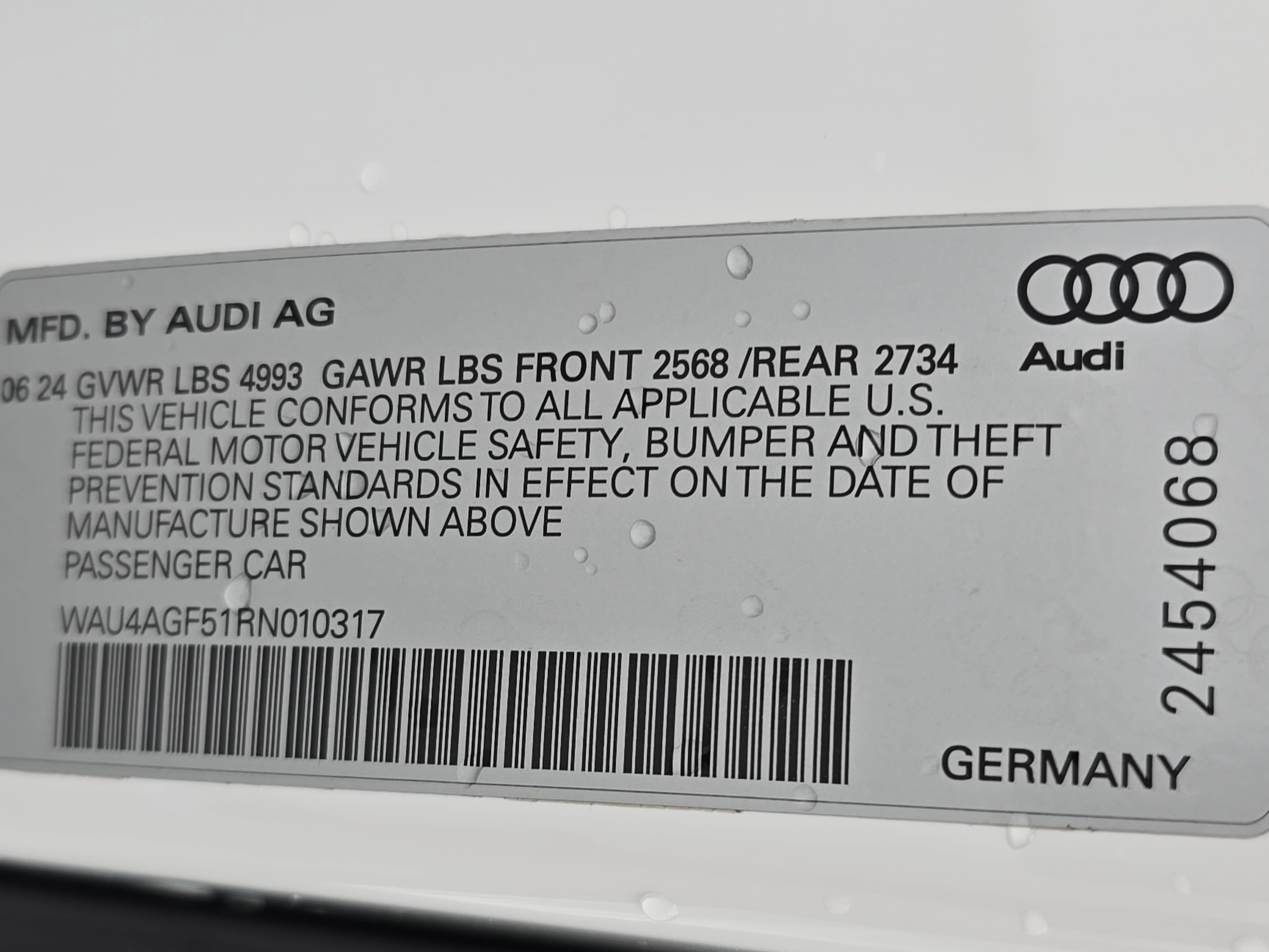 Used 2024 Audi A5 2.0T Premium Plus w/ Premium Plus AWD/4WD image 33