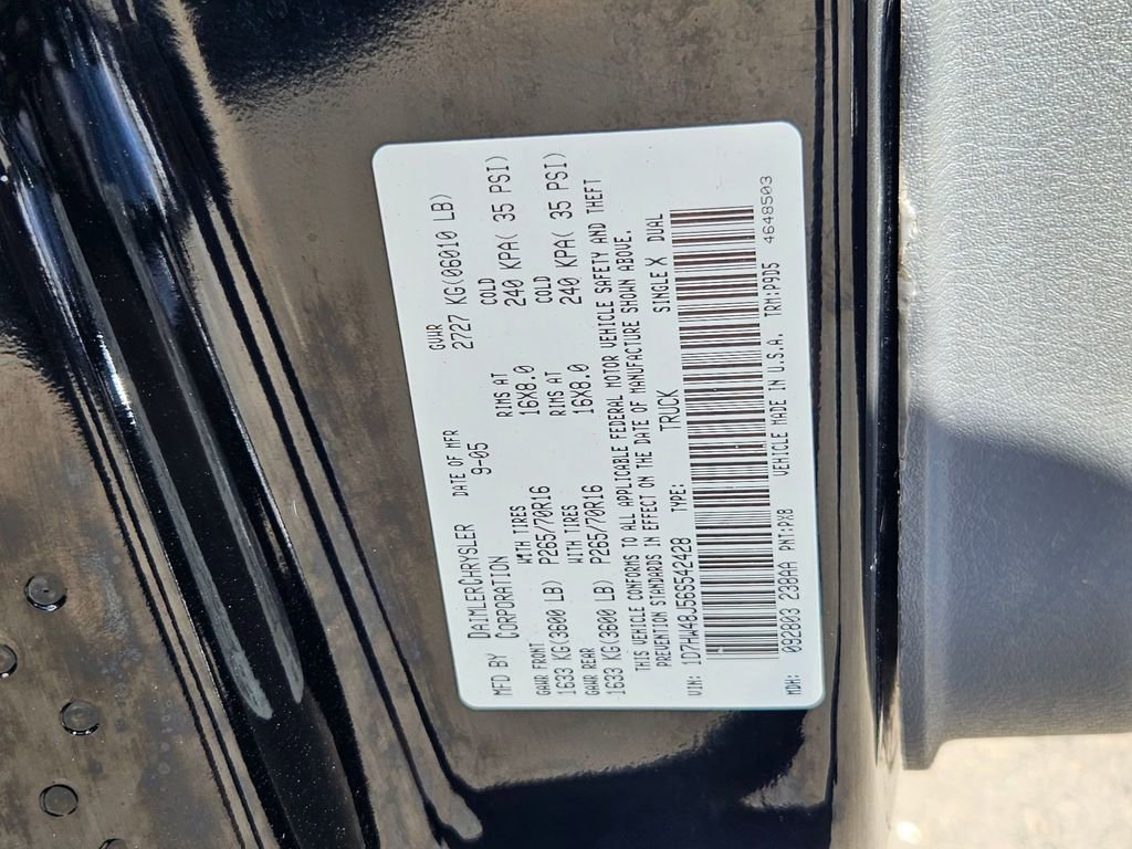 Used 2006 Dodge Dakota SLT w/ TRX4 Off Road Group image 27