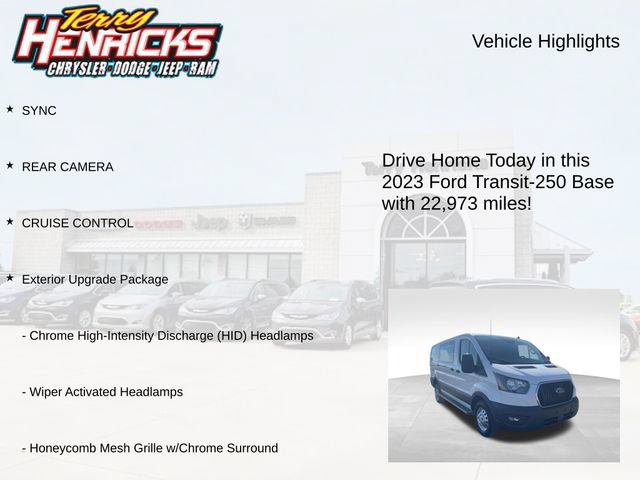 Used 2023 Ford Transit 250 Low Roof AWD w/ Exterior Upgrade Package image 4