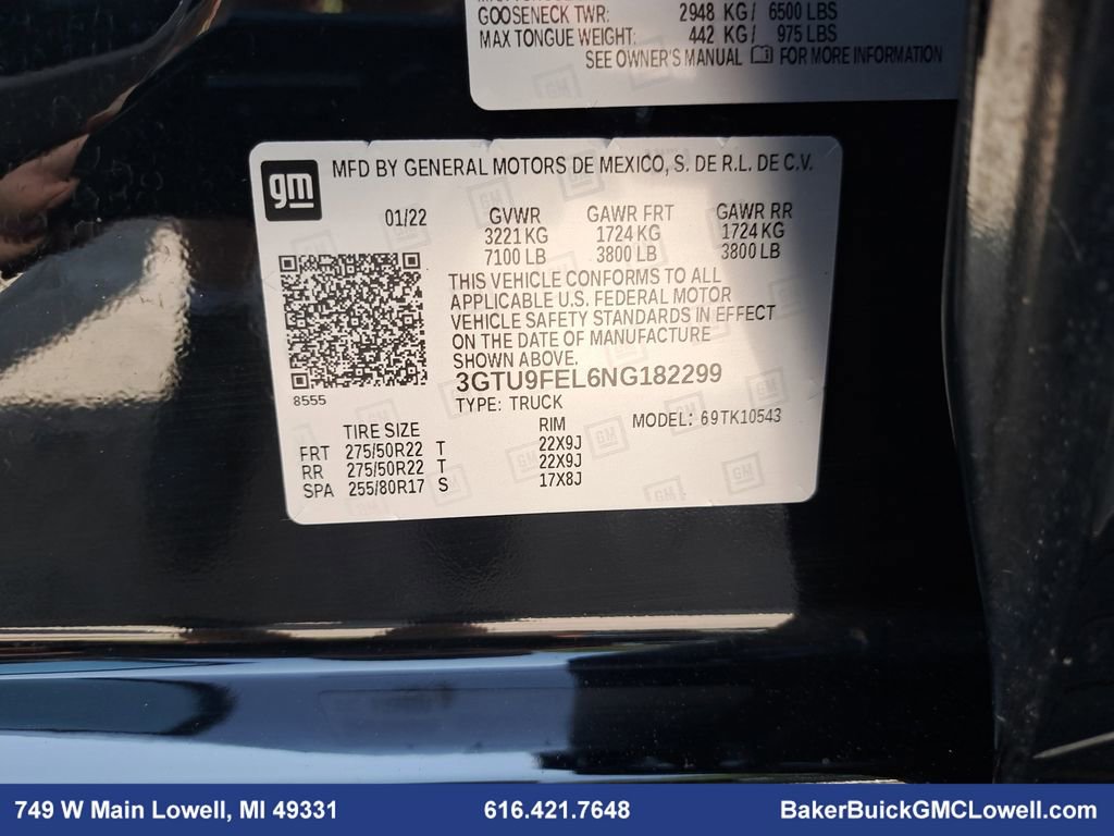 Used 2022 GMC Sierra 1500 Denali w/ Denali Premium Package image 37