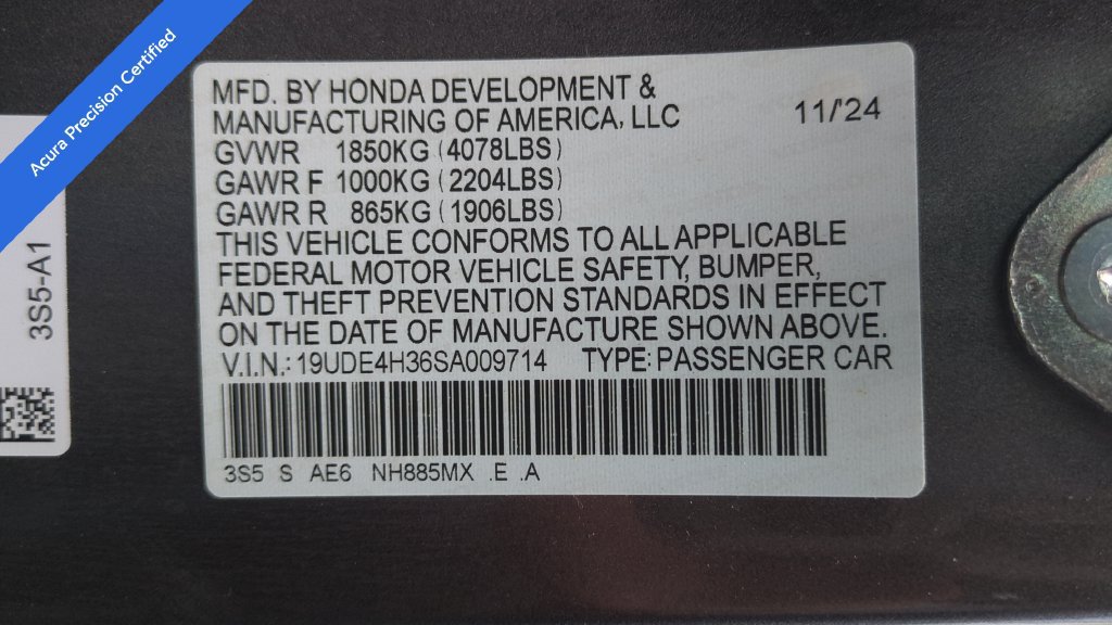 Used 2025 Acura Integra A-Spec FWD image 30