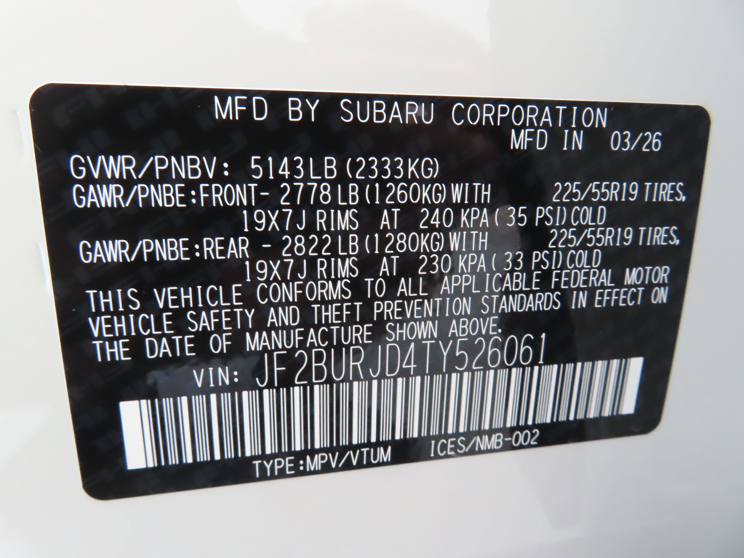 New 2026 Subaru Outback Touring XT AWD/4WD image 28