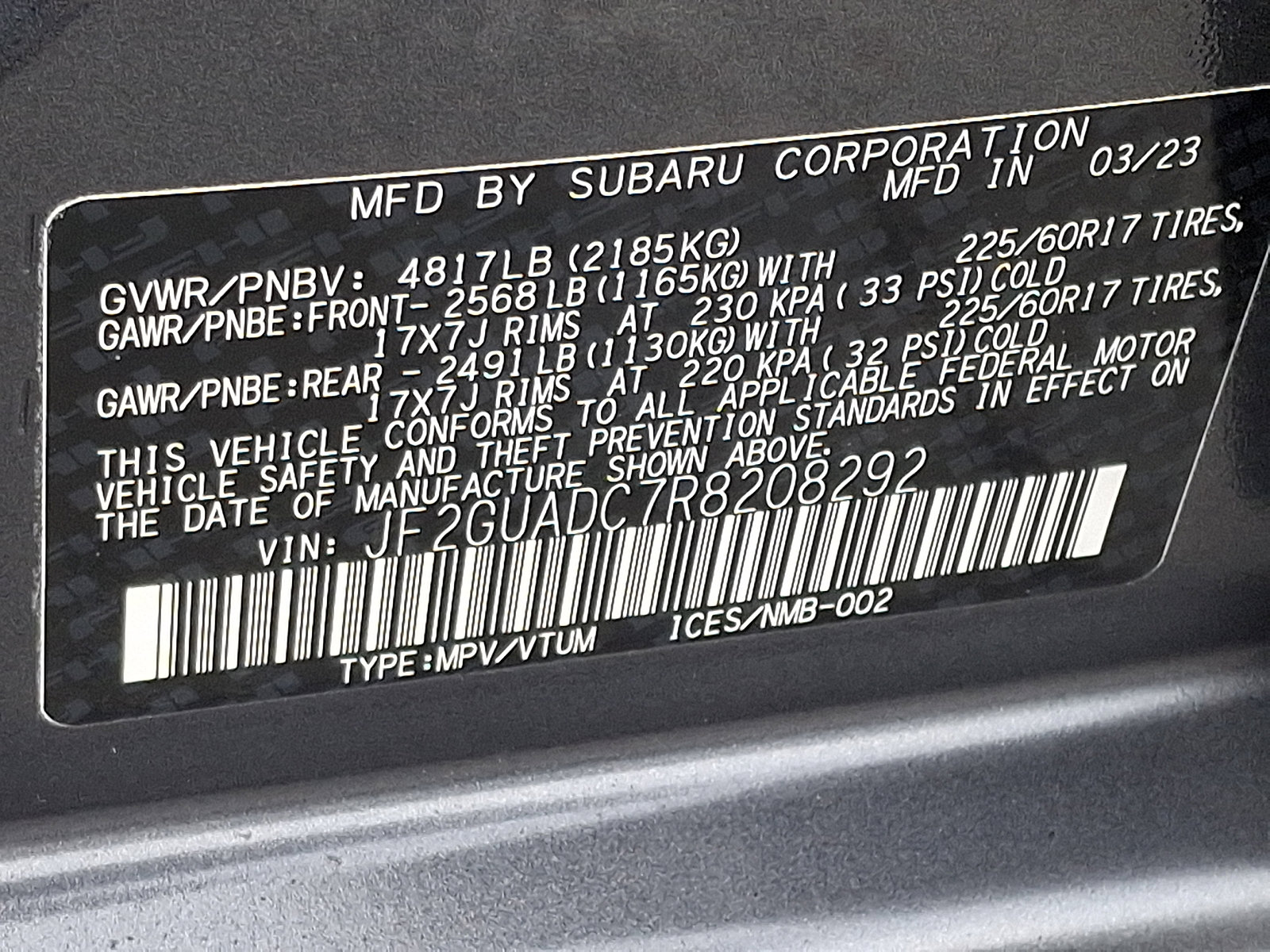 Used 2024 Subaru Crosstrek 2.0i Premium image 26