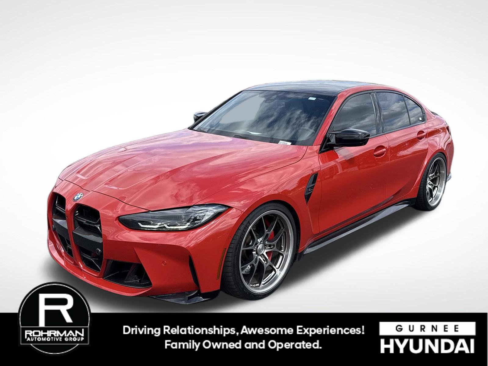 Used 2021 BMW M3 Competition w/ Parking Assistance Package RWD image 1