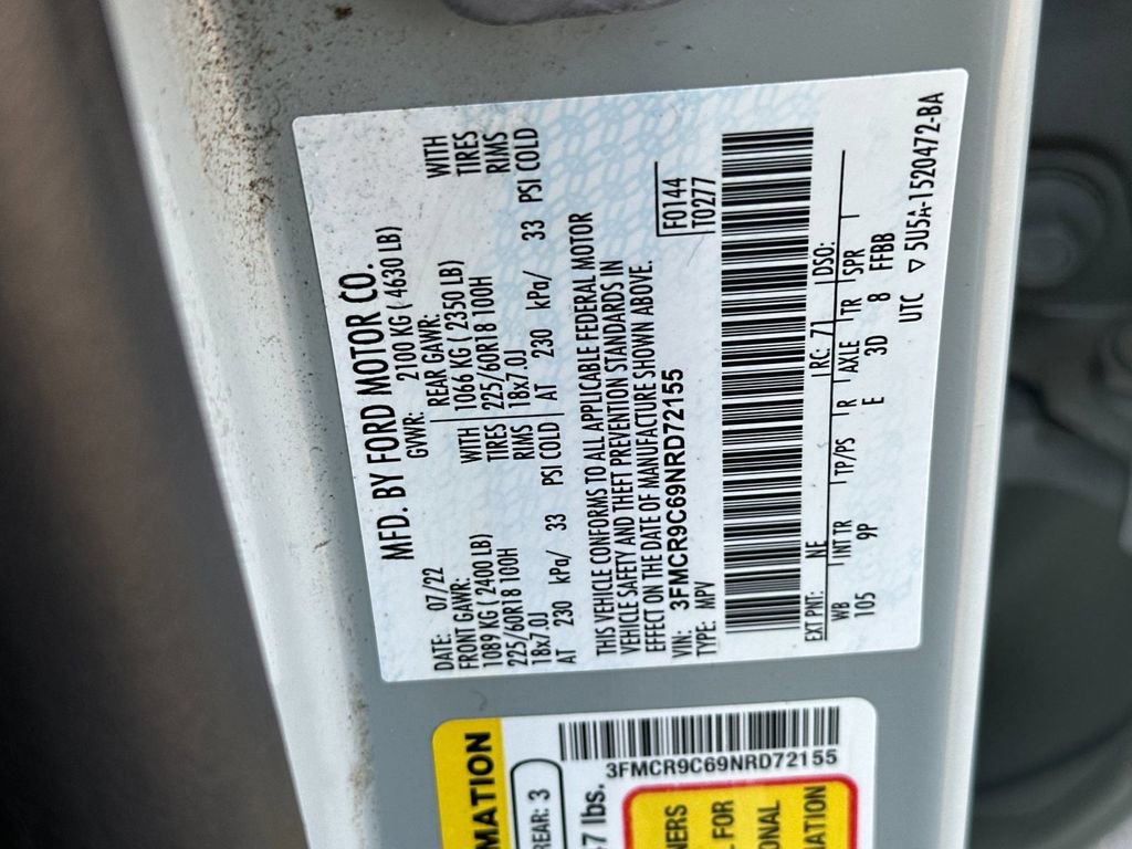 Certified 2022 Ford Bronco Sport Outer Banks image 27