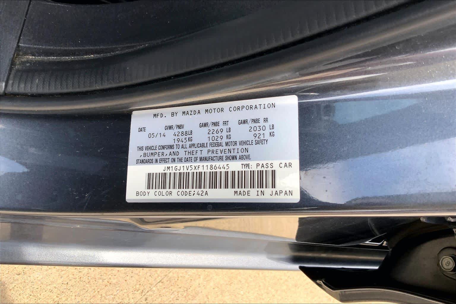 Used 2015 MAZDA MAZDA6 Touring FWD image 32