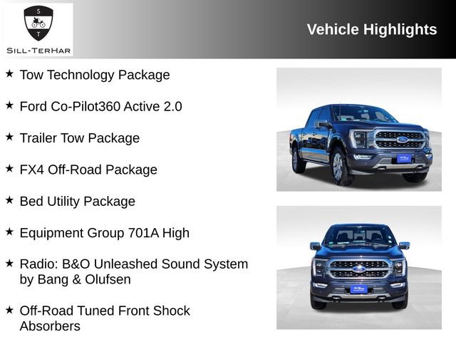 Certified 2022 Ford F150 Platinum w/ Equipment Group 701A High image 4