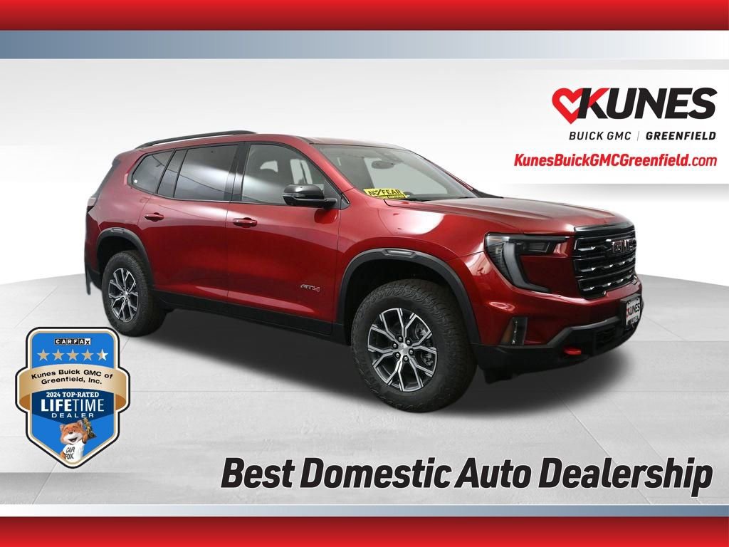 New 2025 GMC Acadia AT4 w/ LPO, Floor Liner Package image 1