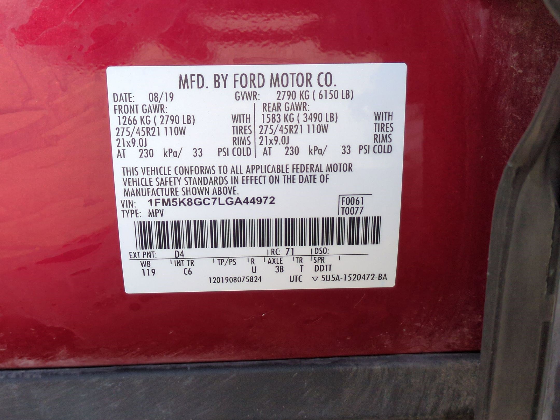 Used 2020 Ford Explorer ST w/ ST Street Pack image 36