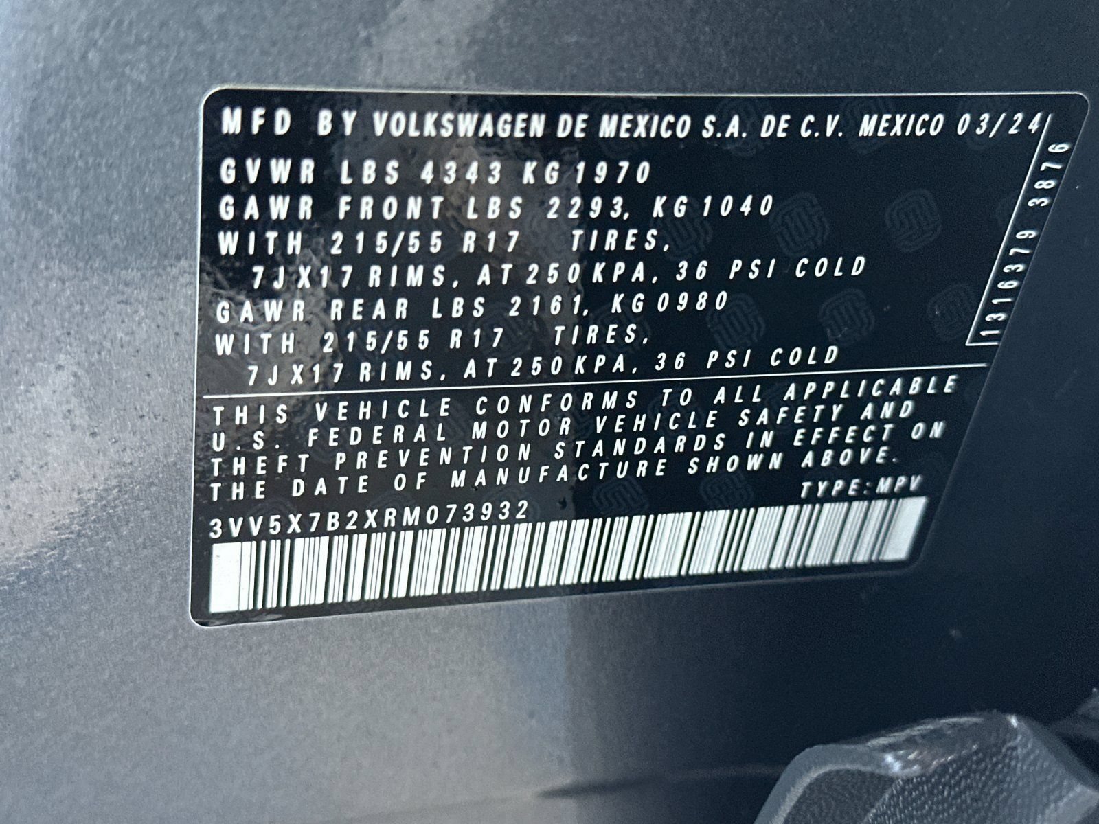 Used 2024 Volkswagen Taos S FWD image 26