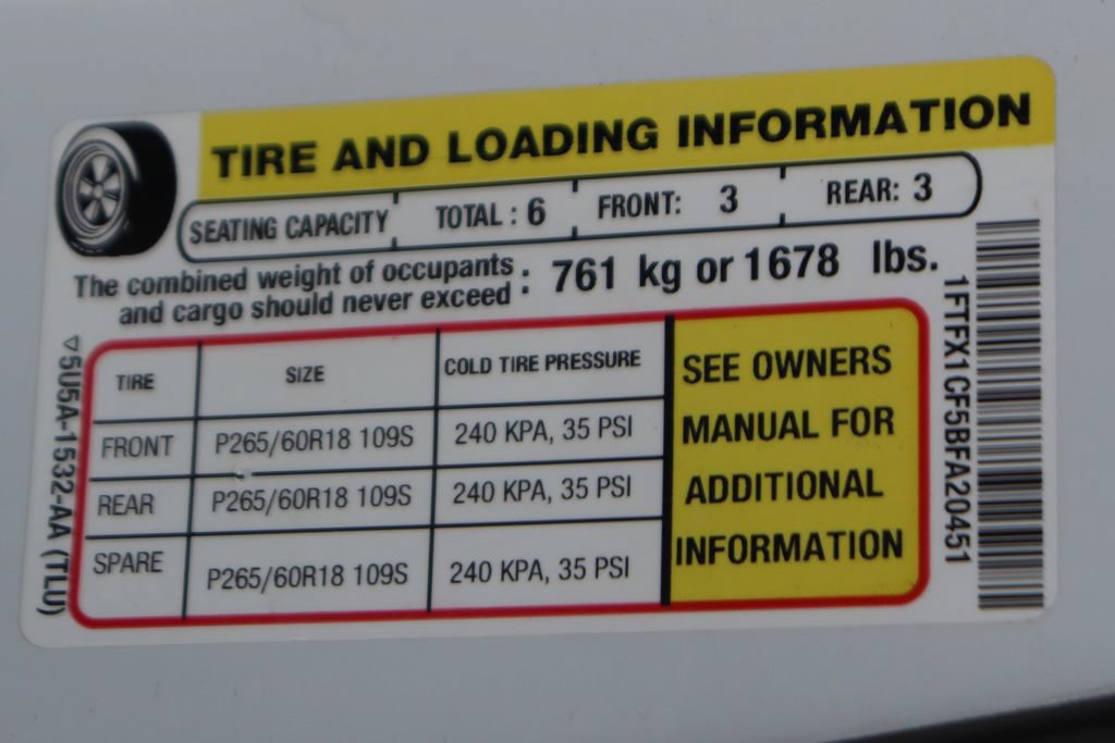 Used 2011 Ford F150 XLT w/ XLT Chrome Pkg RWD image 43