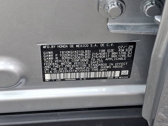 Certified 2026 Honda HR-V LX image 27